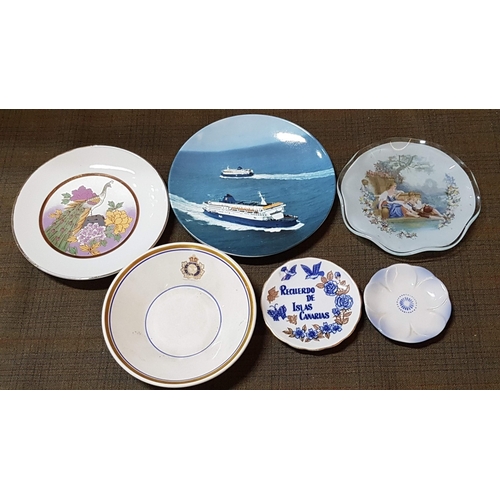 202 - Souvenirs from all over the World in Shape Mini Plates/Dishes of Different, Various Sizes, Colour an... 