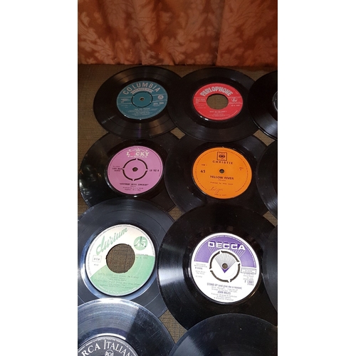 410 - Large Collection of Vintage Single Records, Approx. 40pcs and More, Various Type of Music and Artist... 