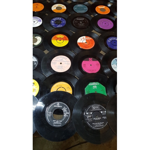 410 - Large Collection of Vintage Single Records, Approx. 40pcs and More, Various Type of Music and Artist... 