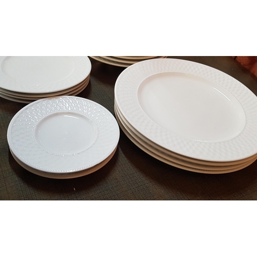 448 - Classic White Crockery, 14x Plates, 4x Dinner Plates, 4x Soup Plates, 4x Cake Plates and 2x Side Pla... 