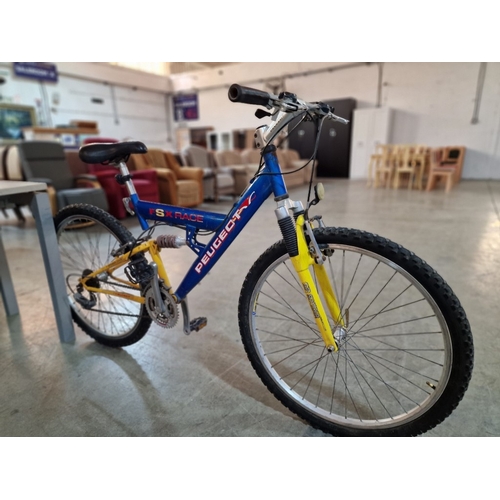 10 - Peugeot 'FSX Race' Mountain Bike with Front & Rear Suspension