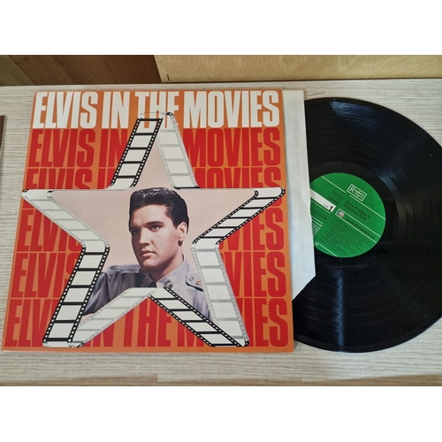 26 - Elvis Presley's Greatest Hits 6-Volume LP Vinyl Record Box Set, Together with 'Elvis in the Movies'