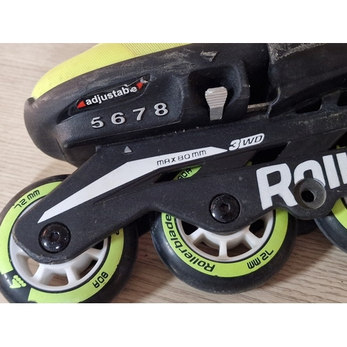 284 - Pair of Rollerblades (EU: 36.5), Together with 'Bullet' Safety Gear