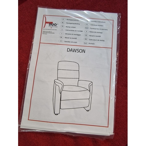 3 - Duo Collection 'Dawson' Red Fabric Reclining Armchair, 

* Unused * - Furniture Stock Clearance, RRP... 