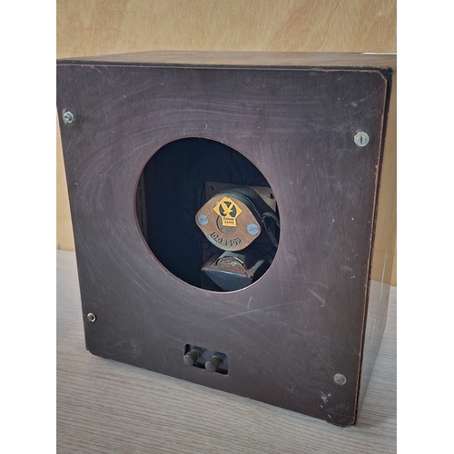 42 - Vintage 'Cossor' Speaker in Wooden Case, (untested)