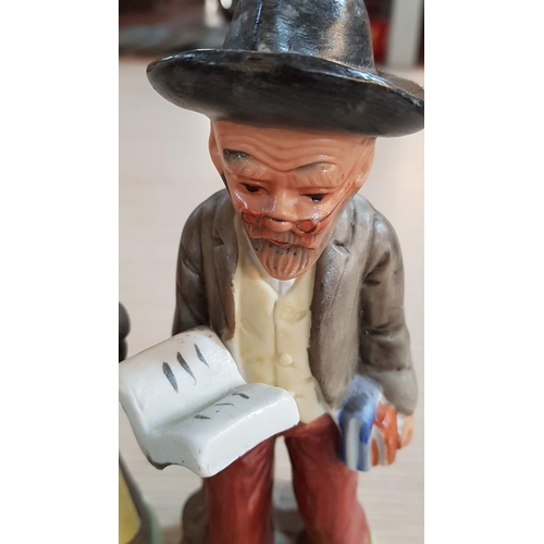 438 - 'Grandma and Grandpa' Capodimonte Style Figurines, Approx. H: 18.5cm H: 19.5cm.  (2)