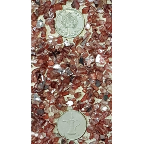 373 - Mosaic Wall Art, 'Oriental Window', Naturale Ston, Crystals and Coins, Approx. 81.5cm x 59.5cm.