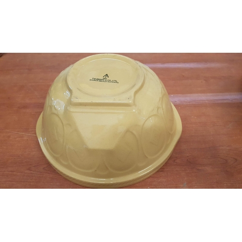 378 - Vintage T. G. Green, Yellow Ware Gripstand Large Mixing Bowl, Ø: 30cm H: 14cm.