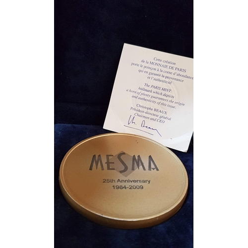 432 - 'Mesma 25th Anniversary 1984-2009 Commemorative Medal in Display Box (Monnaie de Pris).