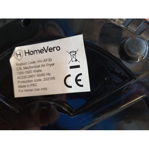 233 - 'HomeVero' 2.5l Air Fryer, Model: HV-AF30, Un-Used, Untested.