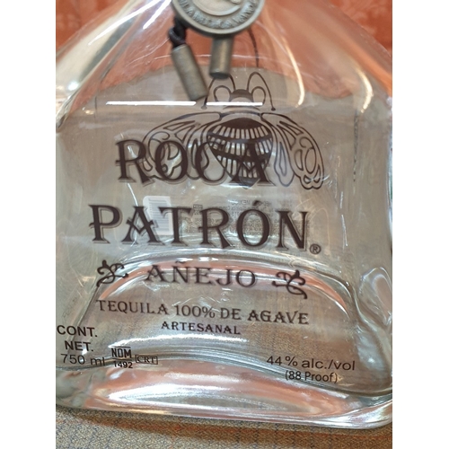 414 - Collectable Decanters, 'Metaxa' Hand Made Porcelain and Glass 'Roca Patron Anejo Tequila', Empty.  (... 