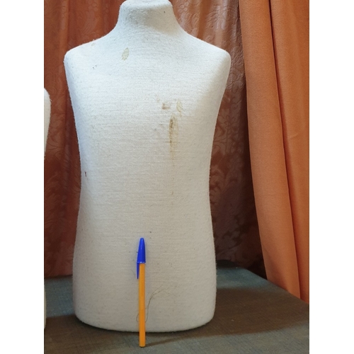 415 - 3- Size Mannequin Torsos, Approx. H: 32cm H: 44cm H:51cm. (3)