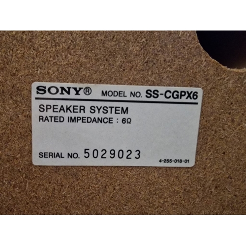 311 - Sony Micro Hi-Fi Component System, (CMT-GPX6), Together with Pair of Sony Speakers (SS-CGPX6), * Bas... 