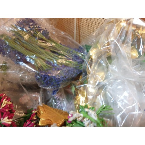 366 - Huge Hand Craft Collection of Artificial Flowers and Other Decorative Accessories for Every Occasion... 