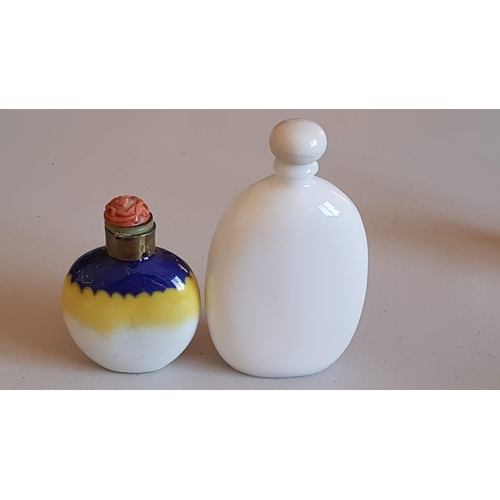 228 - Collection of 8x Vintage Snuff/Perfume Bottles, Various Sizes, Shape, Style Etc, Approx. H: 6cm-10cm... 