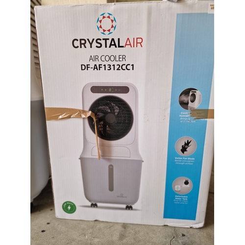 497 - 'Crystal Air' Air Cooler, (Model: DF-AF1312CC1), Looks Unused with Original Box, Instructions and Re... 