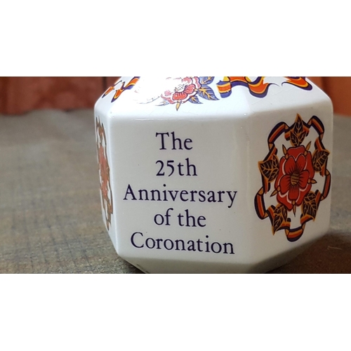 161 - Vintage Collectible Ceramic Money Boxes, '25th Anniversary of the Coronation of Queen Elizabeth II (... 