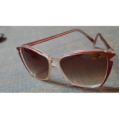 196 - 'Givenchy Paris' Ladies Sunglasses, Made in France, Burgundy Frame, G 8800  122, 'Just Cavalli' Case... 