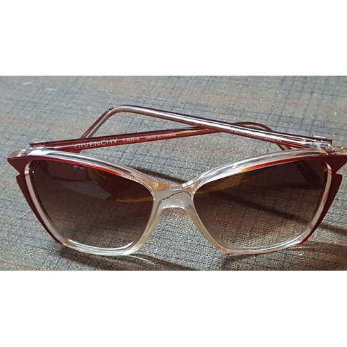 196 - 'Givenchy Paris' Ladies Sunglasses, Made in France, Burgundy Frame, G 8800  122, 'Just Cavalli' Case... 