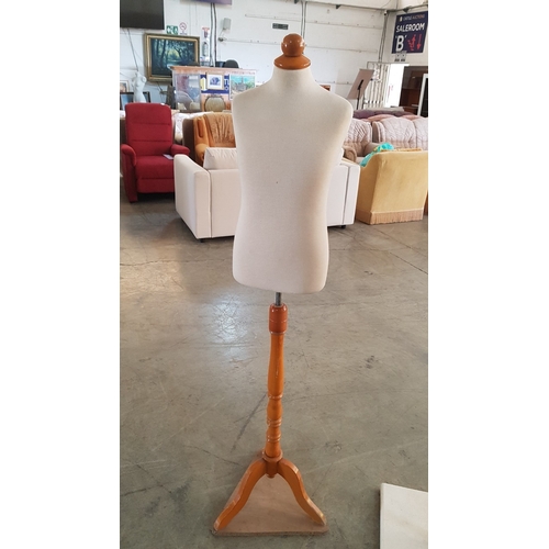 333 - 3x Child Mannequins Dress Form Display, Covered with Cotton and Stand. A/F (3)