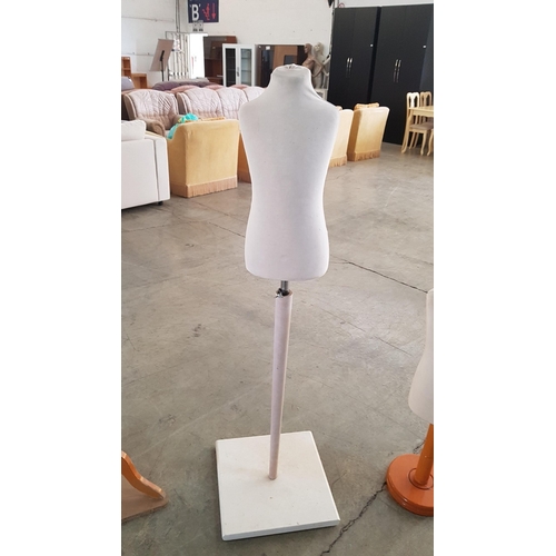 333 - 3x Child Mannequins Dress Form Display, Covered with Cotton and Stand. A/F (3)