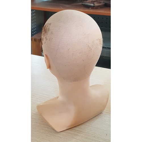 392 - Collection of 8x Mannequin Heads, 7x Styrofoam Unisex Heads and 1x Realistic Mannequin Famale Head w... 