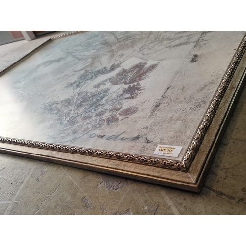 317 - Classical Style Print in Silver Colour Frame, (Approx. 106 x 76cm)

* Unused * - Furniture Stock Cle... 