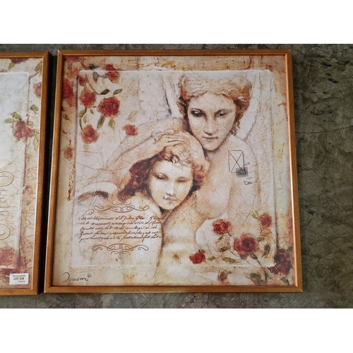 318 - Pair of Classical Style Prints in Gold Tone Frame, (Approx. 52 x 52cm each), (2)

* Unused * - Furni... 