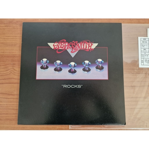 4A - 2 x Collectable Graded LP Vinyl Record; Aerosmith  