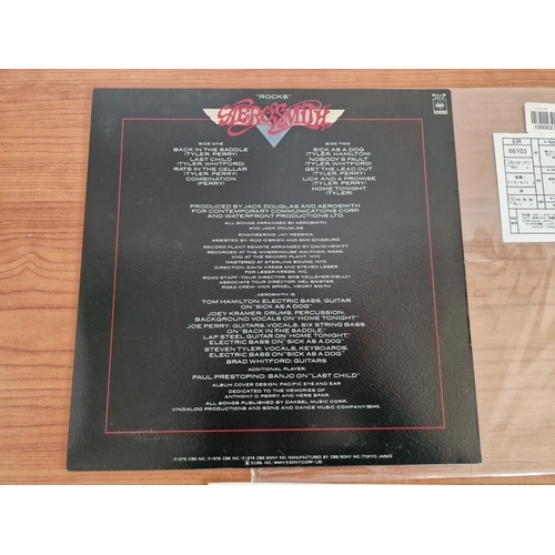 4A - 2 x Collectable Graded LP Vinyl Record; Aerosmith  