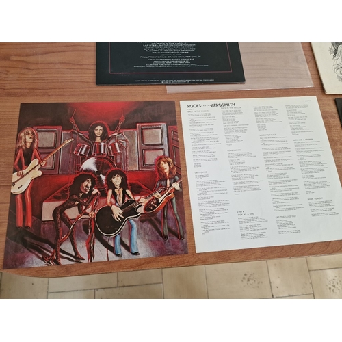 4A - 2 x Collectable Graded LP Vinyl Record; Aerosmith  