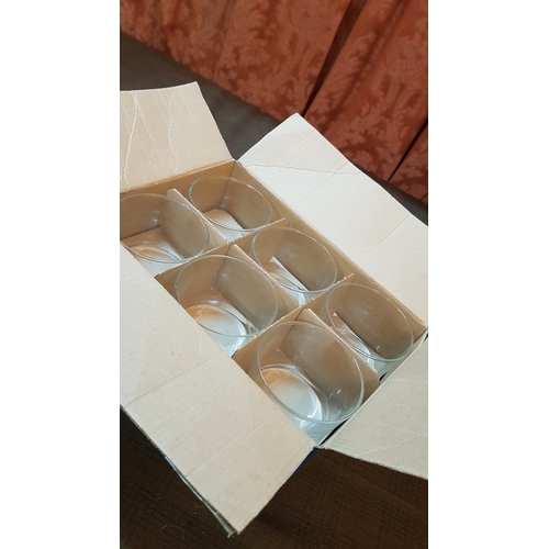 483 - Set of 12 x Mini (22cl) Duralex Multifunctional Glasses, Unused, Boxed.  (12)