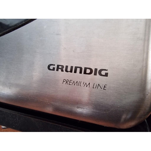 545 - Grundig 'Premium Line', Electric Countertop Grill, (Model: 1805301), * Basic Test & Working *