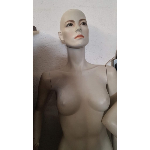 488 - 2x Full Body Female Mannequins, Approx. H:173-176cm, A/F, no stand.  (2)