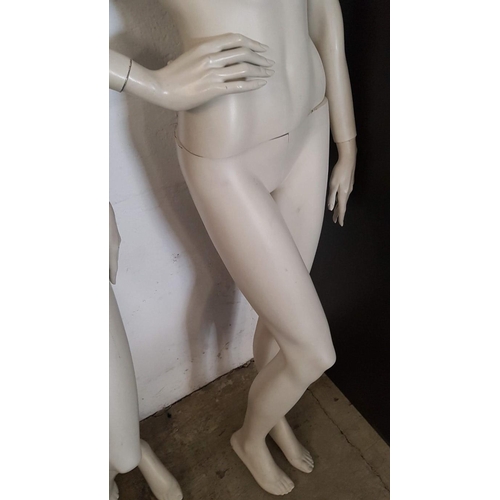 488 - 2x Full Body Female Mannequins, Approx. H:173-176cm, A/F, no stand.  (2)