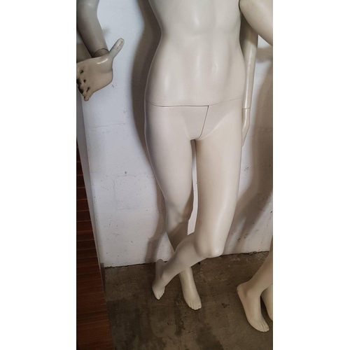 488 - 2x Full Body Female Mannequins, Approx. H:173-176cm, A/F, no stand.  (2)