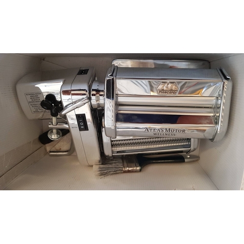 232 - 'Atlas Motor Wellness' Electric Pasta Maker (3x Types of Pasta: Lasagne, Fettuccine, Tagliolini), Un... 