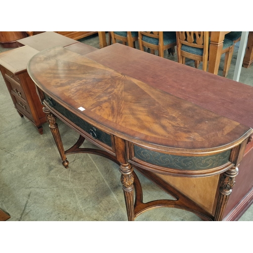 Beautiful Classical / Antique Style Bow Fronted Console Table / Server ...