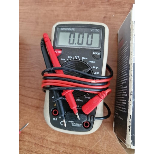 'Voltcraft' VC130 Digital Multimeter, with Original Box * Basic Test ...