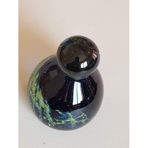 'Mdina' Maltese Designer Glass Paperweight, Top Knot Handle Bell Shape ...
