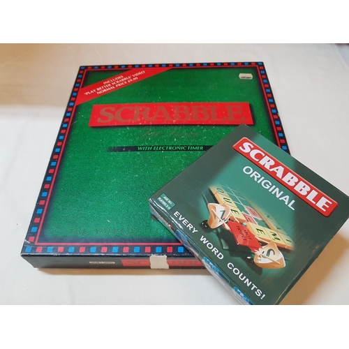 107 - Scrabble, One of The Most Popular Games, Retro Edition with Rules on VHS Tape and Small/Pocket Versi... 