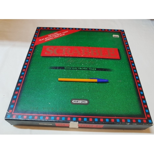 107 - Scrabble, One of The Most Popular Games, Retro Edition with Rules on VHS Tape and Small/Pocket Versi... 