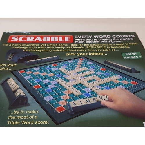 107 - Scrabble, One of The Most Popular Games, Retro Edition with Rules on VHS Tape and Small/Pocket Versi... 