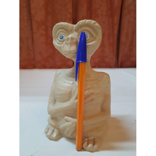 111 - E.T. Movie Character from Spielberg's Cult Movie Memorabilia, Moneybox/Sculpture , Hand Made by Mari... 