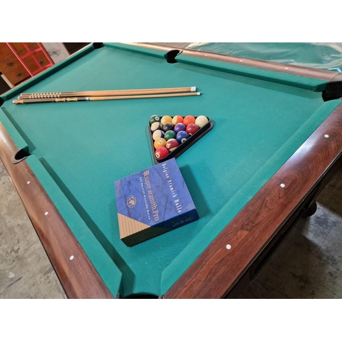 50 - 'Sam Billiards' Pool Table with Slate Bed, Model YS, (Approx. 232 x 131cm), Made in Spain, Together ... 