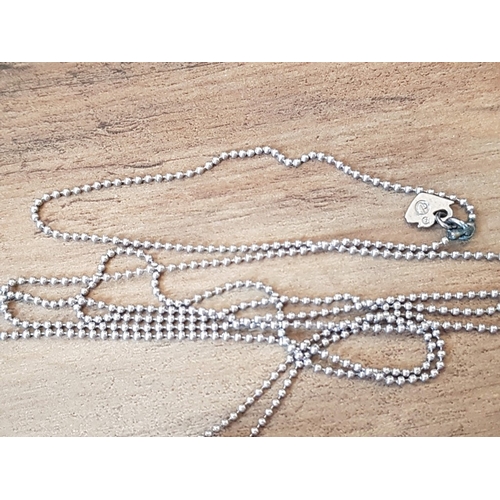 67 - 'ELIOT AND ERICA' Cool and Collectible Swarovski Pendants, Gold and Silver Tone, on Long Ball Bead C... 
