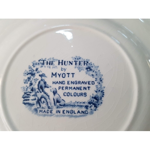 80 - Vintage Style Blue and White Porcelain Dinner Set (Incomplete) in 2 x Patterns; Ridgway Ironstone St... 