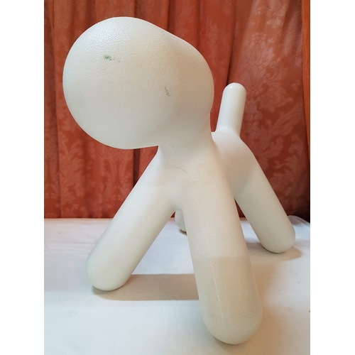 38 - White 'Puppy Me Too Magis' Design by Eero Aarnia , Chair/Toy, Approx. 35cm x 43cm.