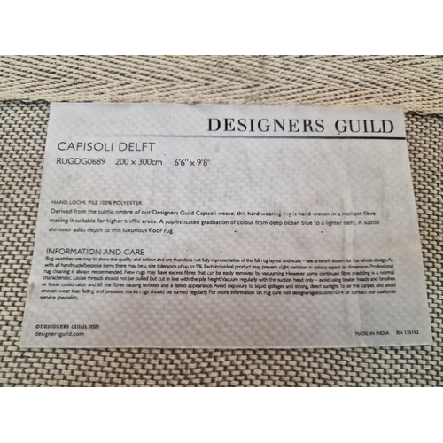 Luxurious Floor Rug by 'Designers Guild', 'Capisoli Delft' a Deep Pile ...