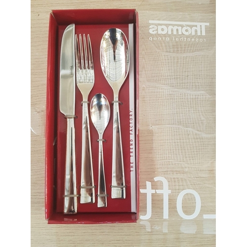 11x 'Thomas Rosenthal Group' Cutlery Set (1)- Eah Set; Table Knife, Table Fork, Spoon, Tea Spoon, Un